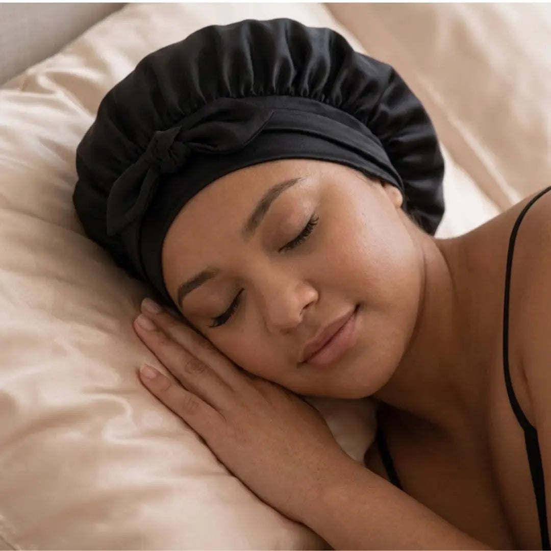 Bonnet de Nuit en Soie de Mûrier | 22 Mommes