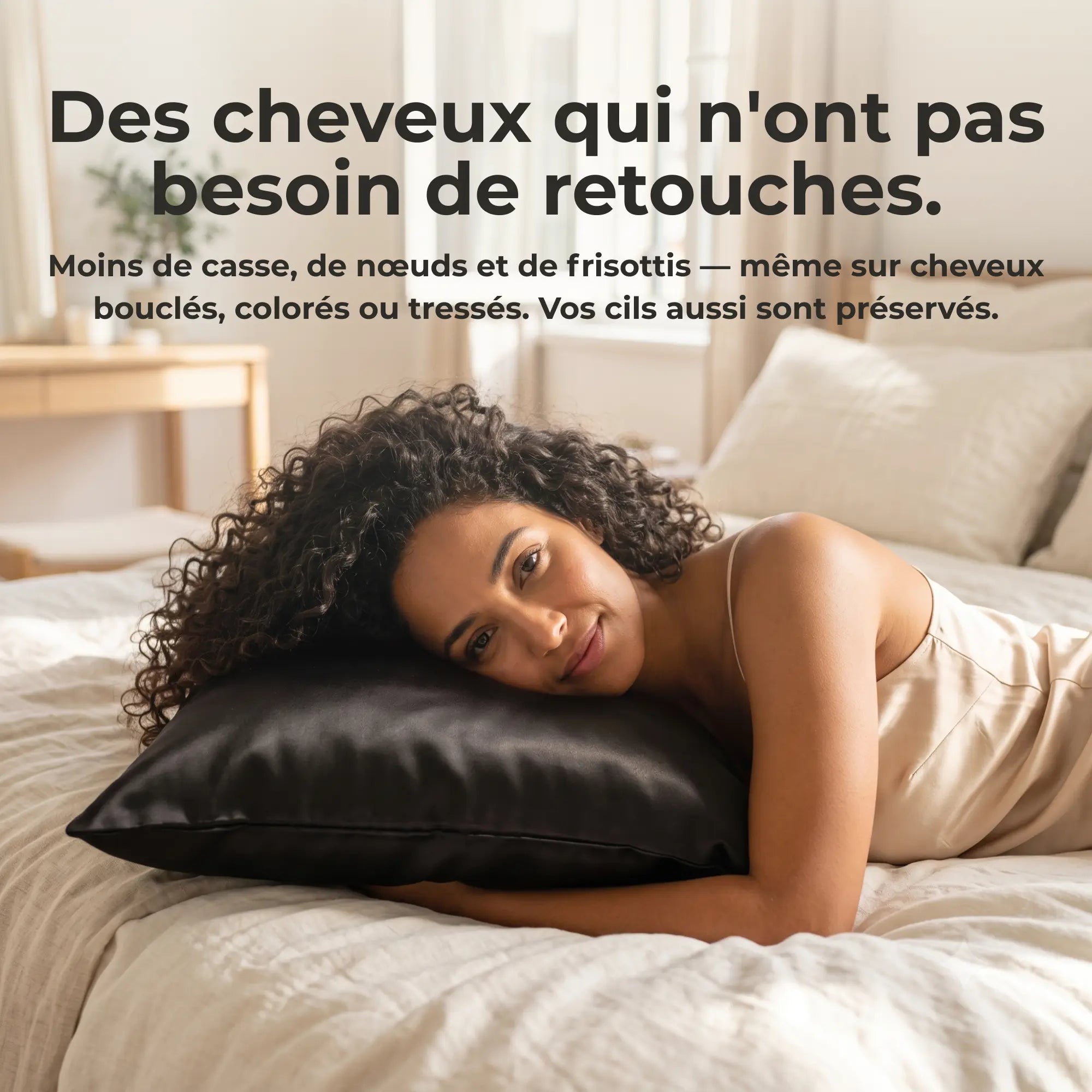 Taie d'oreiller en soie de mûrier | 22 momme | 50×70/60x60 cm