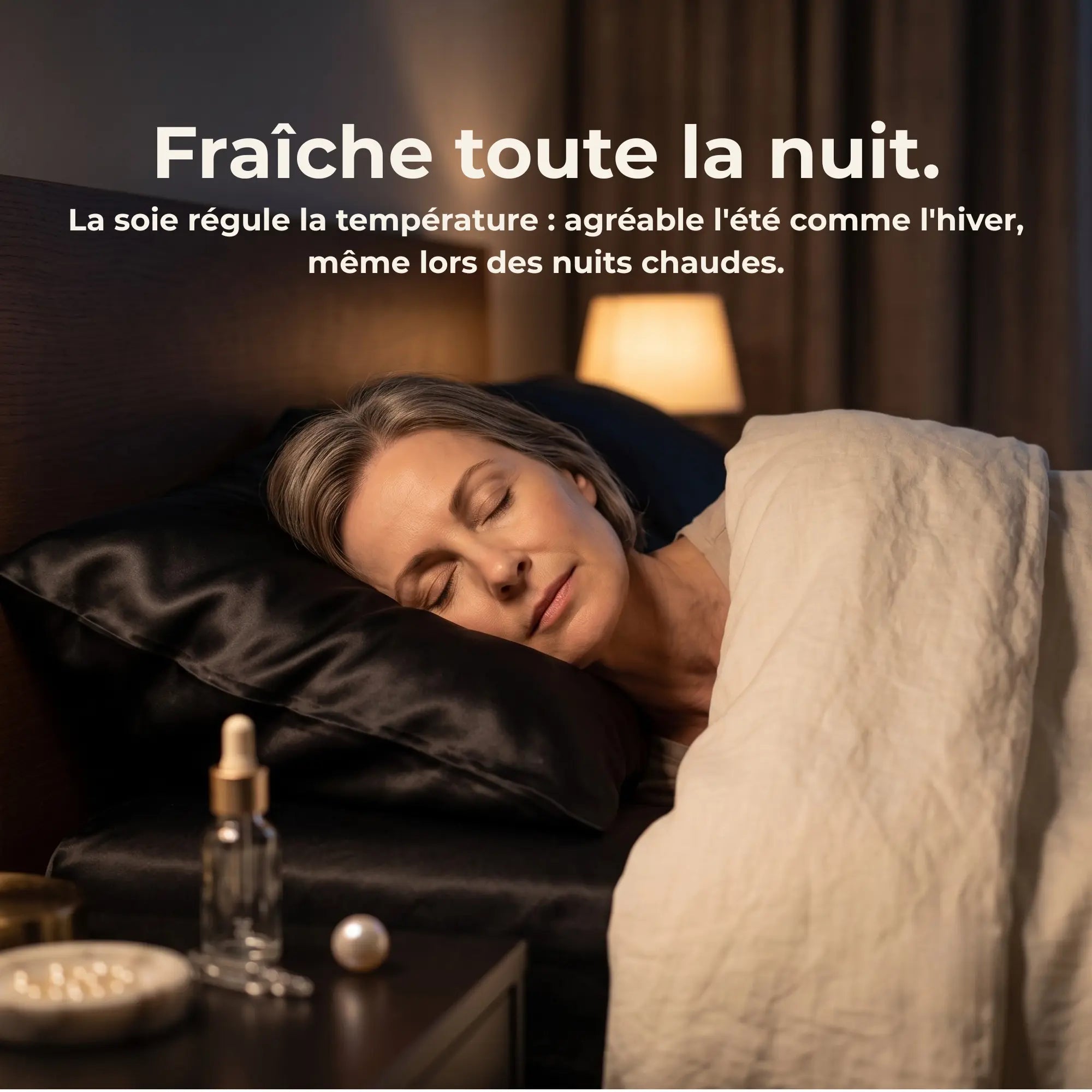 Taie d'oreiller en soie de mûrier | 22 momme | 50×70/60x60 cm