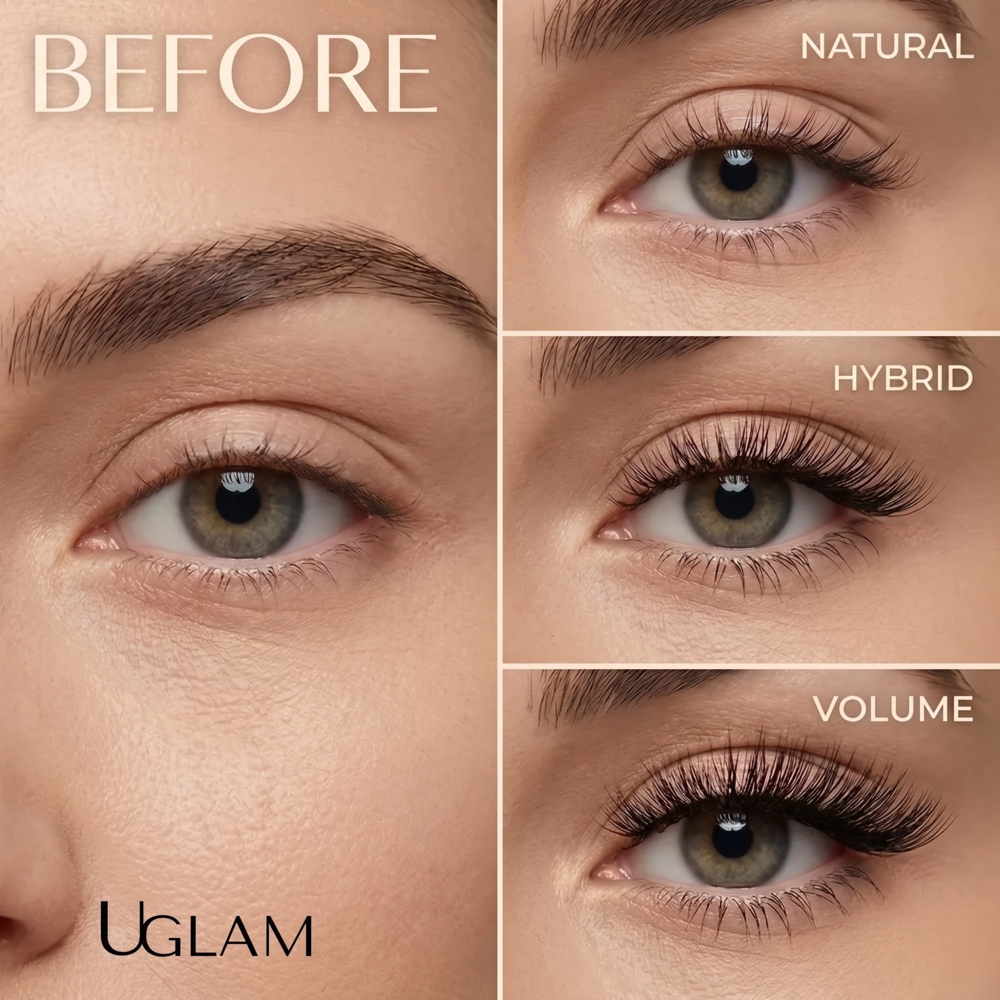 Reusable magnetic eyelashes | No glue needed
